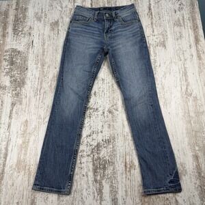 BKE Jeans Mens 27 X 30 Alec Straight Leg Blue Denim Buckle